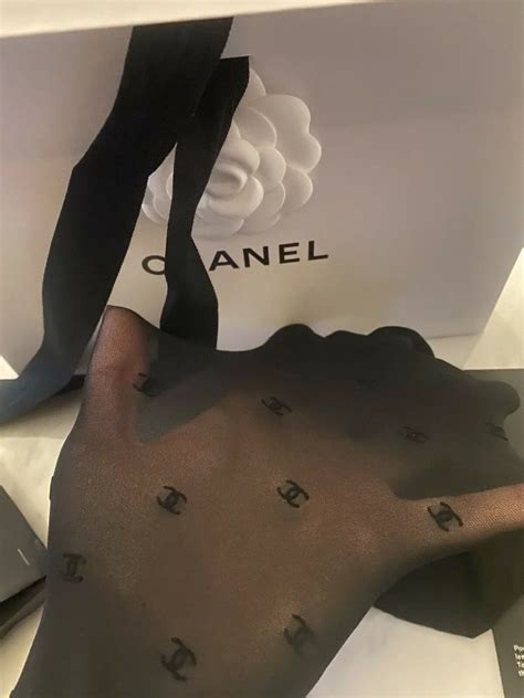 chanel pattern tights|chanel logo tights dupe.